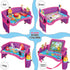 Kids Travel Tray, Waterproof Car Tray for Kids, Lap Desk with Storage for Toddler Travel