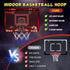HopeRock Indoor Basketball Hoop for Kids, Over The Door Mini Hoop with LED Scoreboard