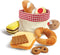 Hape Toddler Bread Basket |Soft Pretend Food Playset for Kids, Bread Toy