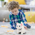 Easfan Walking Kitty Plush Toy, Electric Interactive Cat Stuffed Animal, Meowing Tail Wagging Head Nodding, Birthday