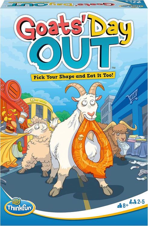 ThinkFun Goats' Day Out: Hilarious Addictive Goat Themed Board Game