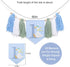 Agkvw 1st 1st One Funny Goose High Chair Banner for Boys - Goose Theme Birthday Decorations, Blue Gingham Style