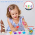 Baby Suction Cups - 16PCS Silicone Dinosaur Sucker Toys with Eggshell Storage, Sensory Bath Toys for Ages 4-8