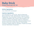 50+, .5 oz Blue Lizard BABY Mineral Sunscreen Stick with Zinc Oxide, SPF Water Resistant, UVA/UVB Protection - Easy