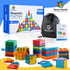Magnetic Tiles 56 PCS - Building Set for Kids 3-8 Years Old, STEM Magnetic Blocks Toy