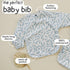 Baby Bib with Sleeves, Long Sleeve Toddler Feeding Apron Bibs for Eating & Lead Weaning, Mess Proof Full Sleeved