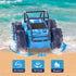 MaxTronic Amphibious Remote Control Car, 360° Flips Rotation Stunt Crawler, 15KM/H 4WD Toy for Kids Age 3-12