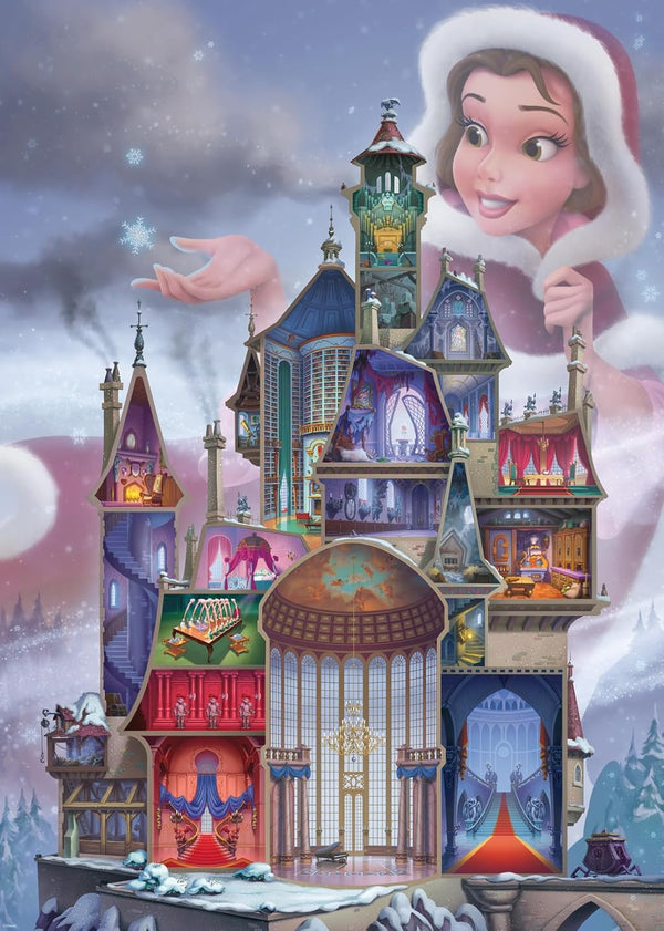 Ravensburger Disney Castle Collection: Belle 1000 Piece Jigsaw Puzzle - Handcrafted Tooling, Made in Germany