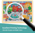 Wooden Puzzle for 3 Year Old, 24 Piece Traffic Theme Puzzles for Kids Ages 3-5, Unique Shape Jigsaw