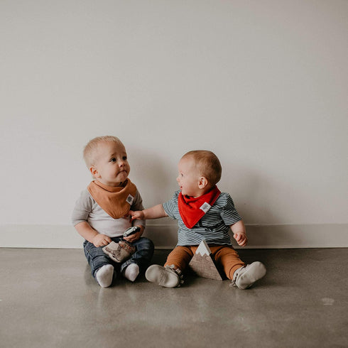Stylish Baby Bandana Bibs - Soft Teething Drool Bibs for Boys and Girls