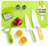 7 Pcs Kids Knife Set for Real Cooking, Toddler Cooking Set Montessori