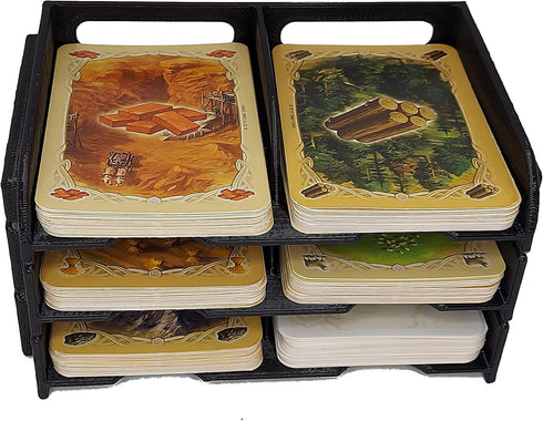 Catan Resource Cards Card Tray - Organizer for Game Components