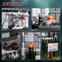 Michael Myers Figure & House Building Blocks Kits - Horror Movie Halloween Collectible Toy (586 Pieces) for Fans