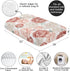 Sweet Jojo Designs Fitted Baby Crib Sheets (Boho Pink Floral) for Girls, Infant Nursery, Toddler Room - Standard Size