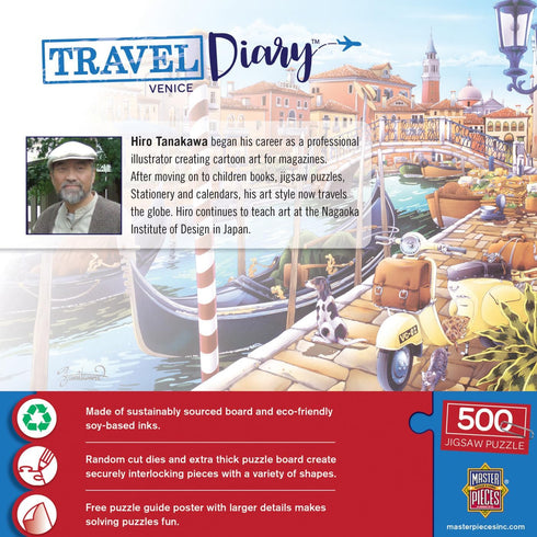 MasterPieces 550 Piece Jigsaw Puzzle for Adults, Family, or Youth - Venice - 18"x24"