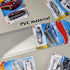 12 Pack Clear Model Car Display Case - Holds 120 Cars, Compatible with Hot-Wheels, Wall Mount Toy Storage
