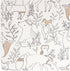 Crane Baby Crib Sheet, Woodland Crib Sheets for Boys and Girls, Soft 100% Cotton Sateen Baby Bedding