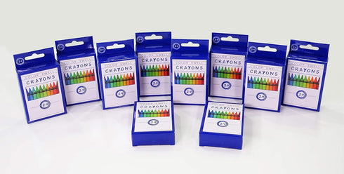 Color Swell Bulk Crayons Packs - 10 Boxes of 24 Vibrant Colors