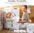 3 (30x30 inches) 3 (10x10 inches) Cozy Organic Bamboo Hooded Baby Towels with Washcloths Hooded Towel & Washcloth Ultra