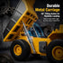1*Rechargeable 2*AA 9-Channel Remote Control Dump Truck for Boys Adults, Metal Rc Dump Truck with Battery and Battery
