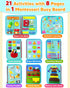 Exorany Busy Board Montessori Toys for Toddler Boy Girl Birthday Gifts, Busy Book Sensory Learning Toys for Toddlers
