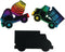 Fun Express Magic Scratch Trucks, Crafts for Kids and Home Activities, VBS Vacation Bible School Supplies
