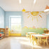 Duocheer ('''') Half Sun Wall Decal Extra Large Boho Sun Wall Decals Peel and Stick Removable Sunshine Wall Stickers