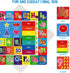 Kids Rug for Playroom, ABC Play Mat Educational Rugs, Soft Non-Slip Rug Toddler Baby Play Mat, Alphabet Carpet for Boy