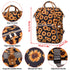 Backpack, Sunflower Diaper Bag Womens Large Waterproof Maternity Baby Nappy Bags