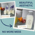 Set 2 Labels-32oz Breast Milk Pitcher with Lid- of & Airtight Leakproof Breastmilk Storage Containers for Fridge- Easy
