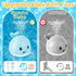 2024 Upgraded Baby Bath Toys, Light Up Whale Sprinkler Spray Water Pool Toys for Kids 1-3, Baby Shower Gifts for Boys