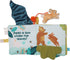 Manhattan Toy Peek-a-Boo Soft Crinkle Book with Tethered Bunny - Baby & Toddler Activity