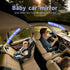 BeeChip 360 Baby Car Mirror with Remote Control Light, Shatterproof, Adjustable Wide View with Night Vision, Easy