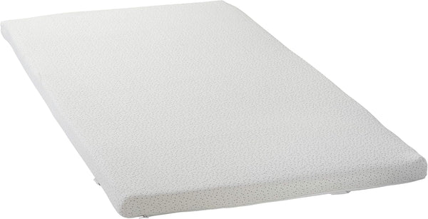 2-Inch Gel-Infused Memory Foam Mattress Topper for Cribs and Toddler beds, with