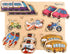 Wooden Puzzles for Kids - Ideal Transport - Travel Wooden Toys for 1+ Year Old - Montessori Educational Toys