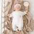 Neiwech 30x40 Inch Organic Cotton Baby Blanket Knit Soft Receiving Swaddling Crib Nursery Blankets for Newborns Infants