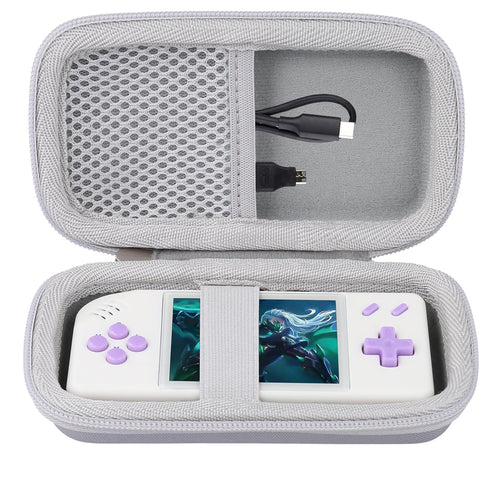 khanka Hard Travel Case for RG28XX Retro Handheld Game Console, Case Only, White
