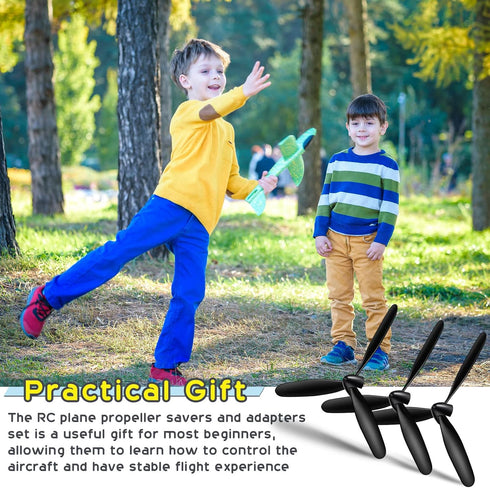 Outus 3 Sets 3 761-11 BF109 Spare RC Plane Propellers Blade Propeller Compatible with Remote Control Radio Controlled
