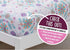 Set 4 Delta Children Toddler Bedding | Girls Piece Collection | Fitted Sheet, Flat Top Sheet w/Elastic Bottom, Fitted