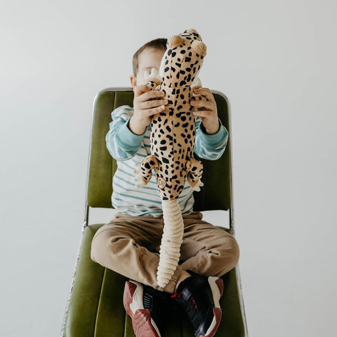 24 inches The Petting Zoo Leopard Gecko Stuffed Animal, Gifts for Kids, Wild Onez Zoo Animals, Leopard Gecko Plush Toy