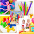 100pcs Red 260 Balloons, Thickening Latex Long Twisting Balloons for Animal Models, Halloween, Xmas, Birthdays
