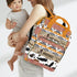Noverbibi Mommy Daypack, Custom Diaper Bag - Personalized Cowboy Baby Bag with Name, Tote Gift