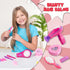 JOYIN 17Pcs Girls Beauty Salon Set, Pretend Play Doll Hair Stylist Toy Kit with Accessories