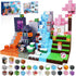 Blocks-150PCS 4-8 ToyUnited Magnetic Magnetic Building Blocks Magnet Cubes Stacking Dark Forest Glacier Castle, STEM