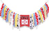 1st WAOUH Farm High Chair Banner - Birthday Party Theme Decoration, Fabric Garland Cake Smash Photo Prop, Souvenir