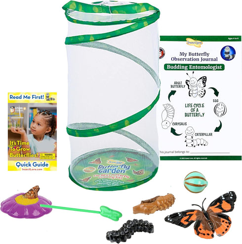 Insect Lore Giant Butterfly Garden with Voucher | 18 Inch Habitat |