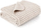 Konssy Waffle Baby Blanket - Soft & Cozy Nursery Swaddle Blanket, Lightweight