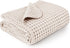 Konssy Waffle Baby Blanket - Soft & Cozy Nursery Swaddle Blanket, Lightweight