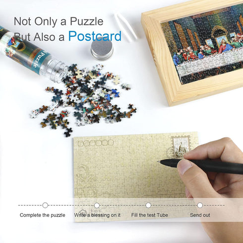Mini Jigsaw Puzzles for Adults - 234 Pieces Small Test Tube Puzzle, Challenging Micro Puzzle (8 Pack-3)