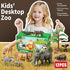 12PCS Set, Playset Realistic Safari Animals Figures Learning Toys Large African Animal Toys, Wild Zoo Animal Toys